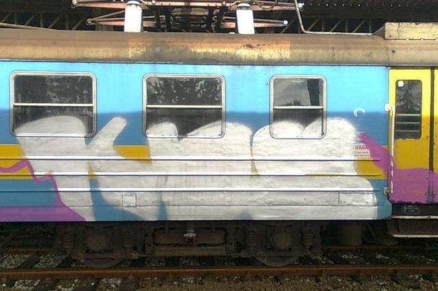Graffiti Train - Photo by polandtrains