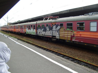 Graffiti Train - Photo by polandtrains