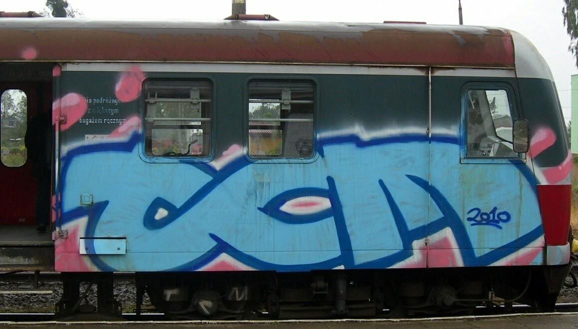 Graffiti Train - Photo by polandtrains