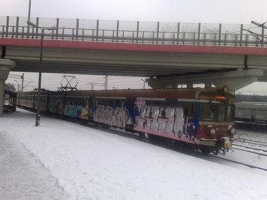 Graffiti Train - Photo by polandtrains