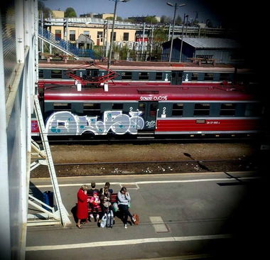 Graffiti Train - Photo by polandtrains