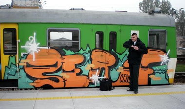 Graffiti Train - Photo by polandtrains