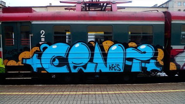 Graffiti Train - Photo by polandtrains