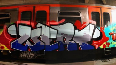 Graffiti Train - Photo by polandtrains