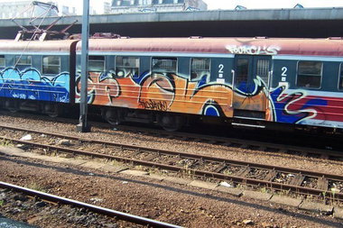 Graffiti Train - Photo by polandtrains