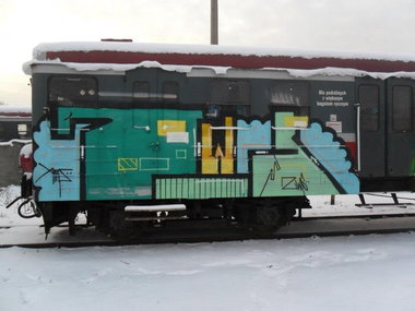 Graffiti Train - Photo by polandtrains