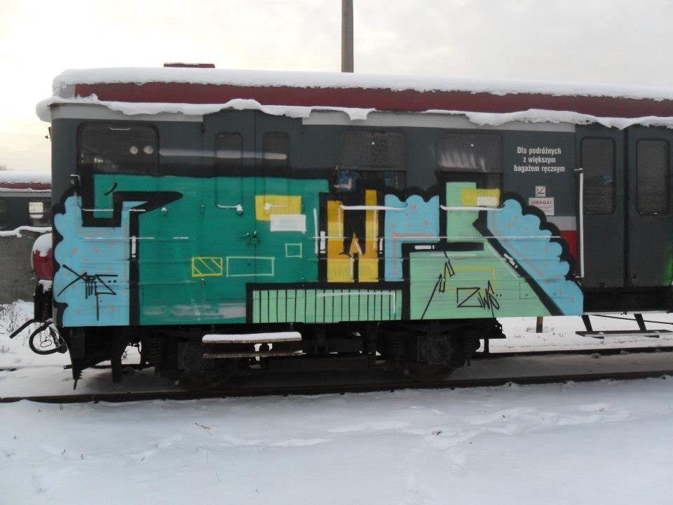 Graffiti Train - Photo by polandtrains
