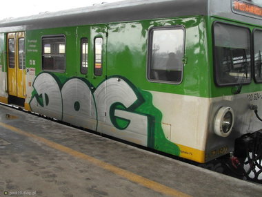 Graffiti Train - Photo by polandtrains