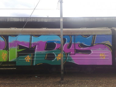 Graffiti Train - Photo by polandtrains