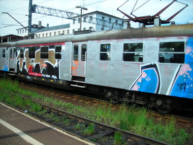Graffiti Train - Photo by polandtrains