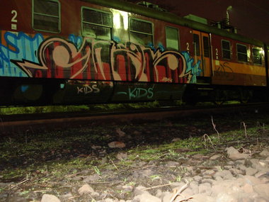 Graffiti Train - Photo by polandtrains