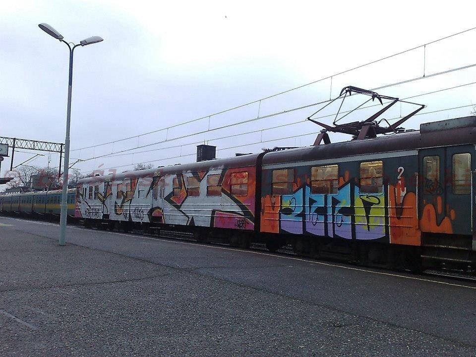 Graffiti Train - Photo by polandtrains