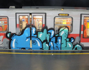 Graffiti Train - Photo by polandtrains