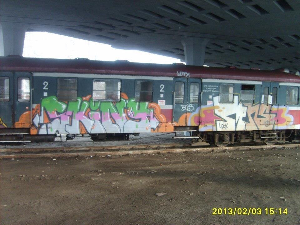 Graffiti Train - Photo by polandtrains