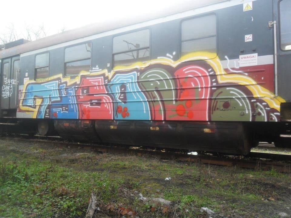 Graffiti Train - Photo by polandtrains