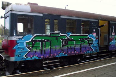 Graffiti Train - Photo by polandtrains