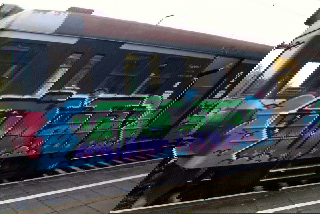 Graffiti Train - Photo by polandtrains