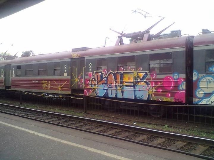 Graffiti Train - Photo by polandtrains