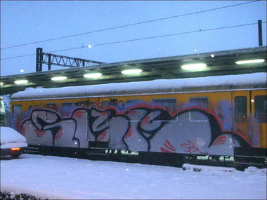 Graffiti Train - Photo by polandtrains