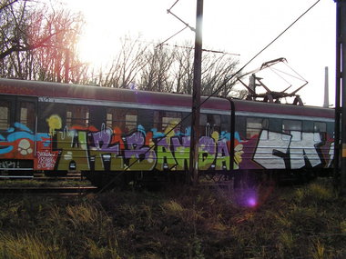Graffiti Train - Photo by polandtrains