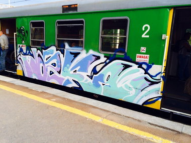 Graffiti Train - Photo by polandtrains
