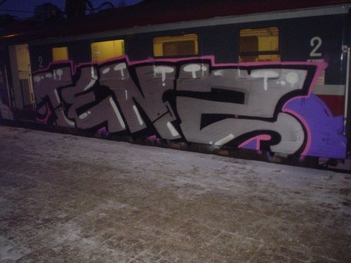 Graffiti Train - Photo by polandtrains