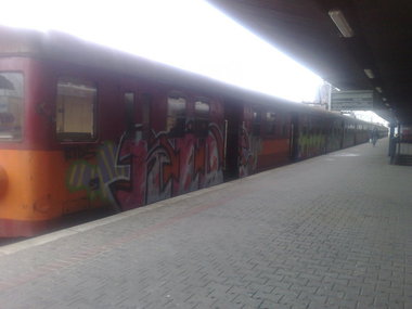 Graffiti Train - Photo by polandtrains