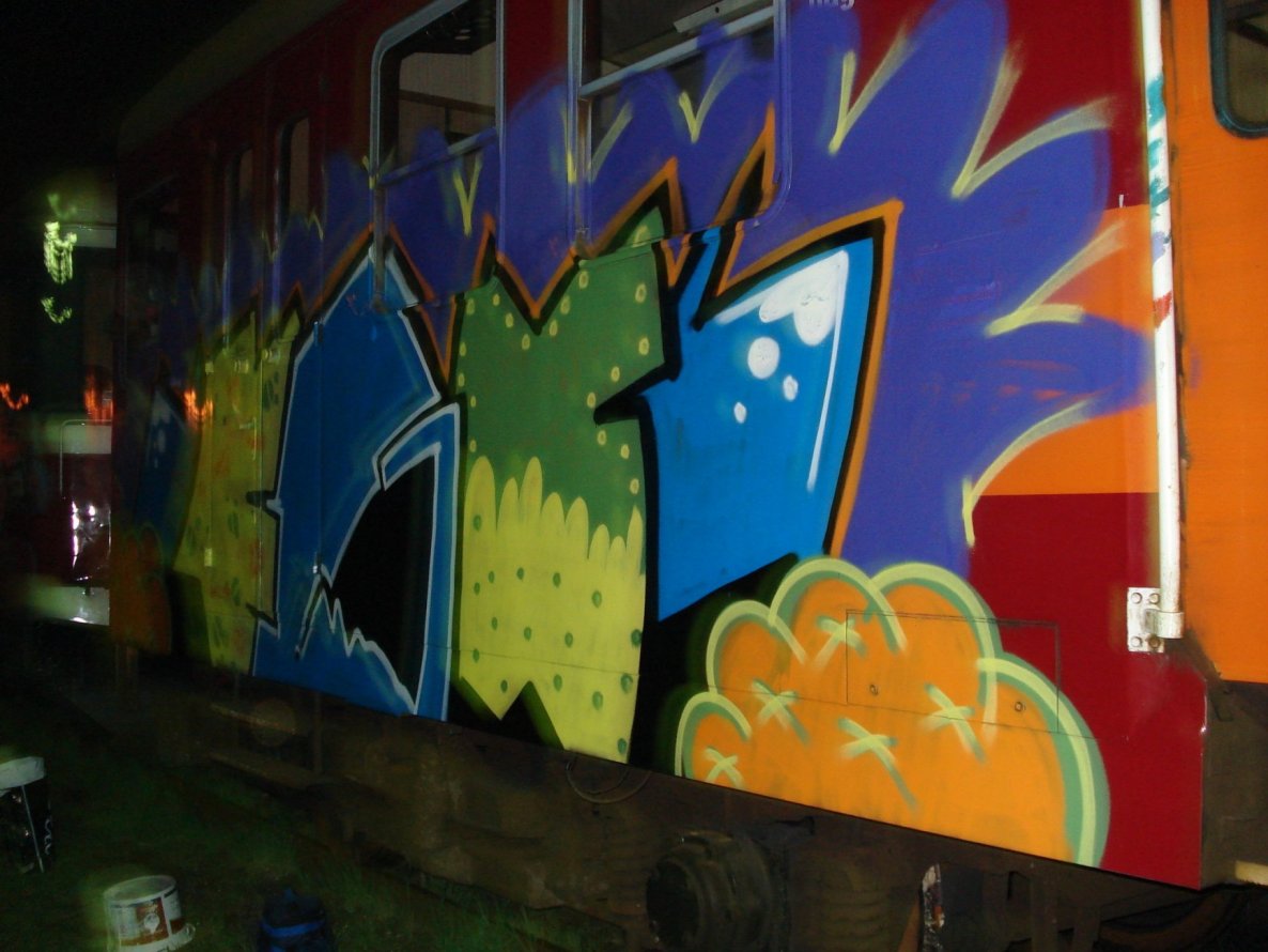 Graffiti Train - Photo by polandtrains