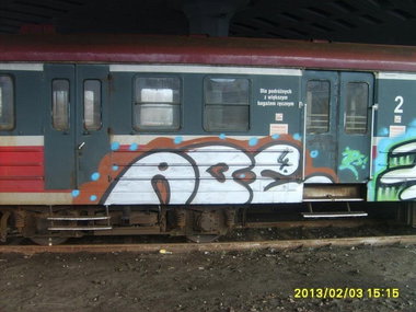 Graffiti Train - Photo by polandtrains