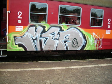 Graffiti Train - Photo by polandtrains