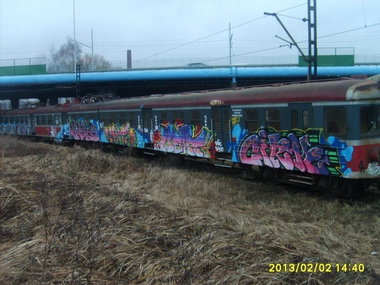 Graffiti Train - Photo by polandtrains