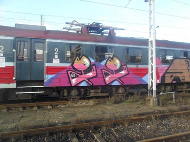 Graffiti Train - Photo by polandtrains