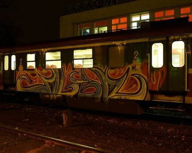 Graffiti Train - Photo by polandtrains