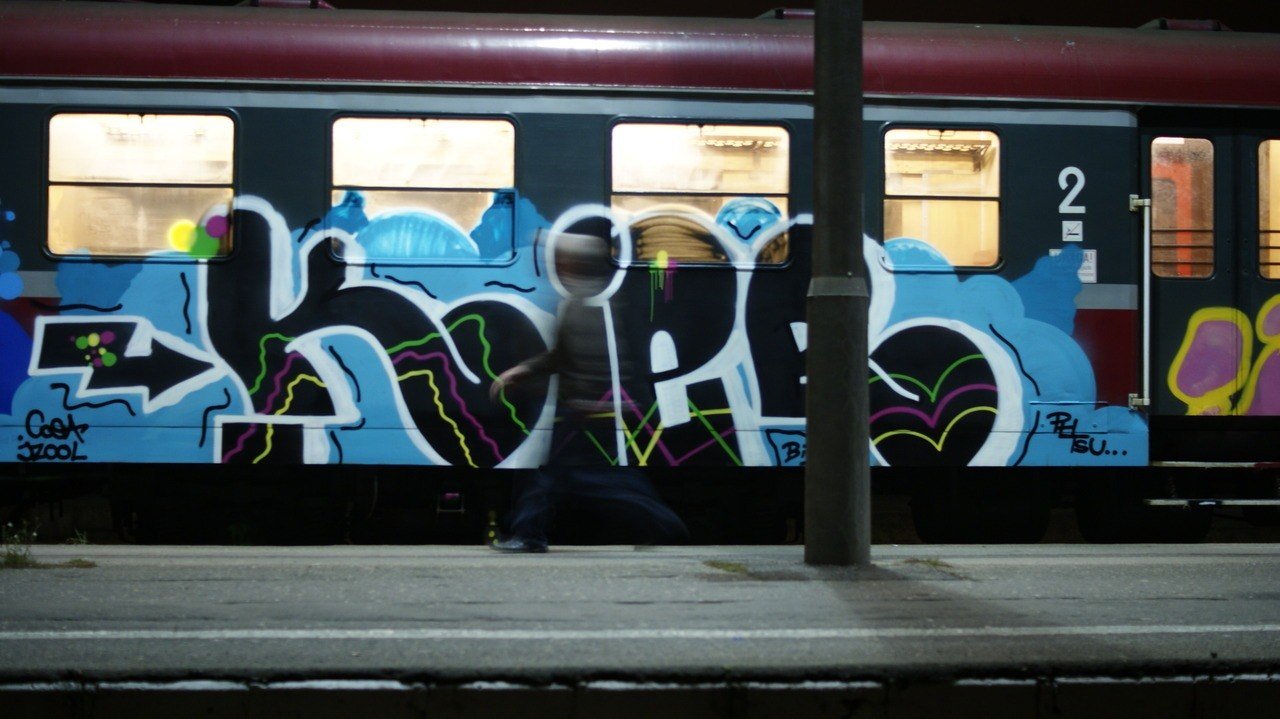 Graffiti Train - Photo by polandtrains