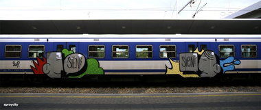 Graffiti Train - Photo by polandtrains