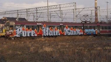 Graffiti Train - Photo by polandtrains
