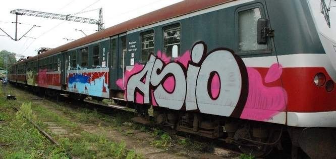 Graffiti Train - Photo by polandtrains