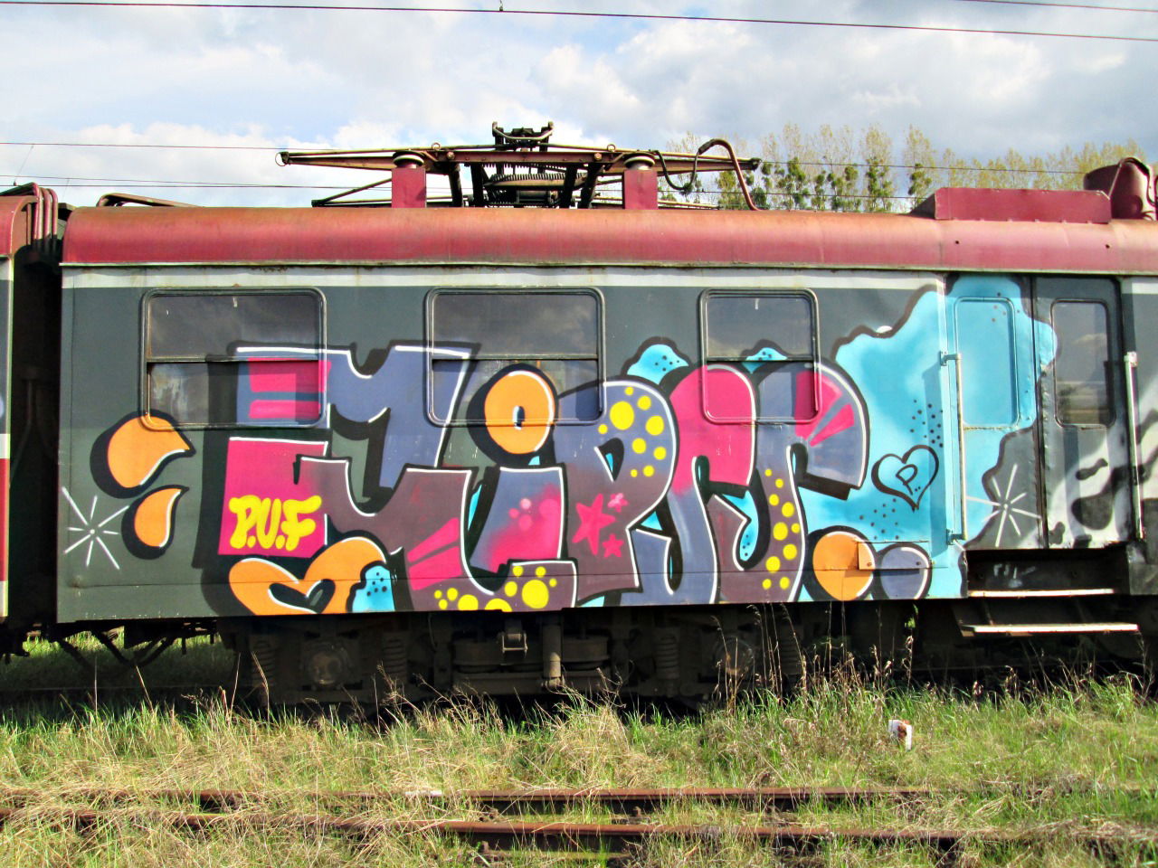 Graffiti Train - Photo by polandtrains