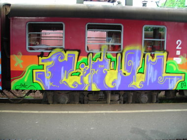 Graffiti Train - Photo by polandtrains