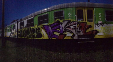 Graffiti Train - Photo by polandtrains