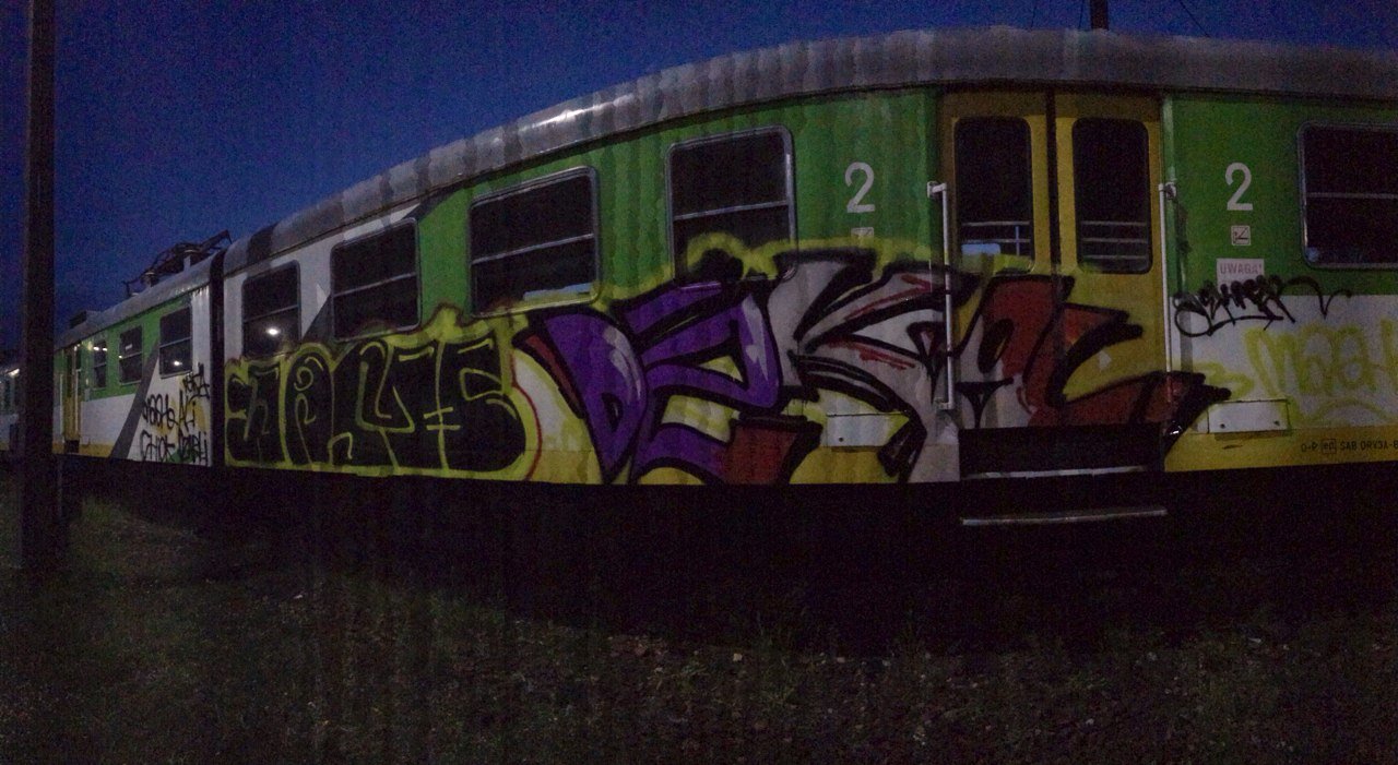 Graffiti Train - Photo by polandtrains