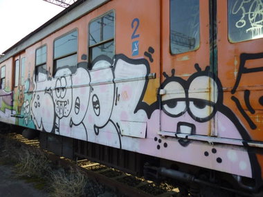Graffiti Train - Photo by polandtrains