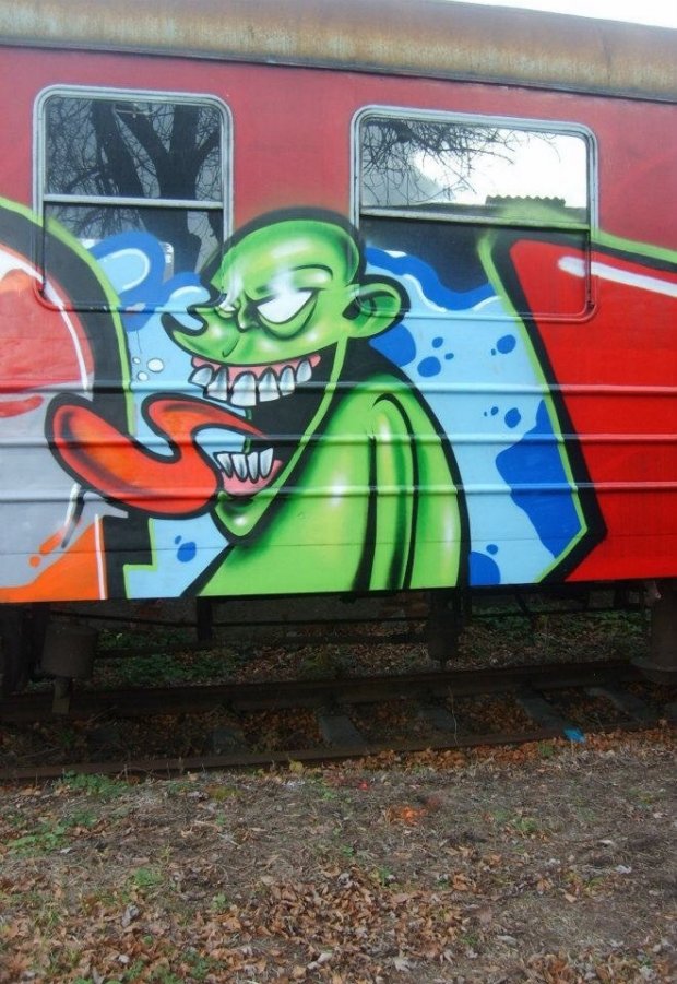 Graffiti Train - Photo by polandtrains