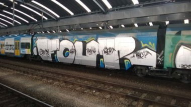 Graffiti Train - Photo by polandtrains