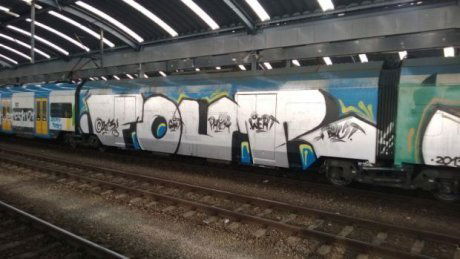 Graffiti Train - Photo by polandtrains