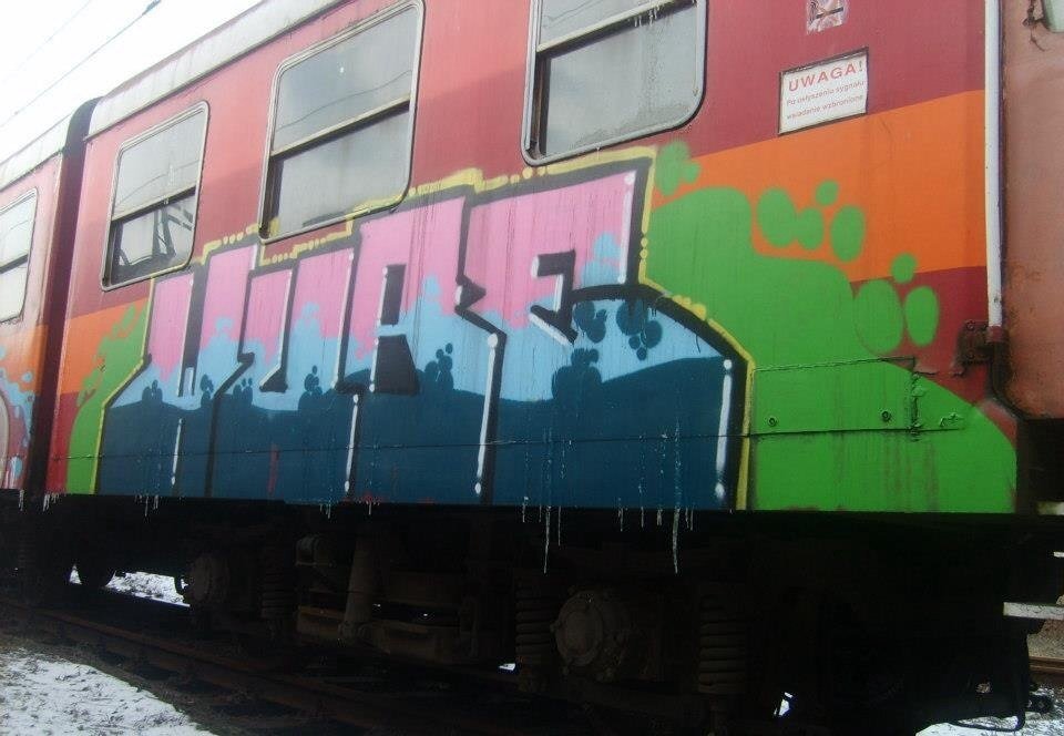 Graffiti Train - Photo by polandtrains