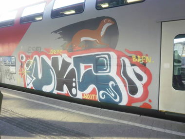 Graffiti Train - Photo by polandtrains