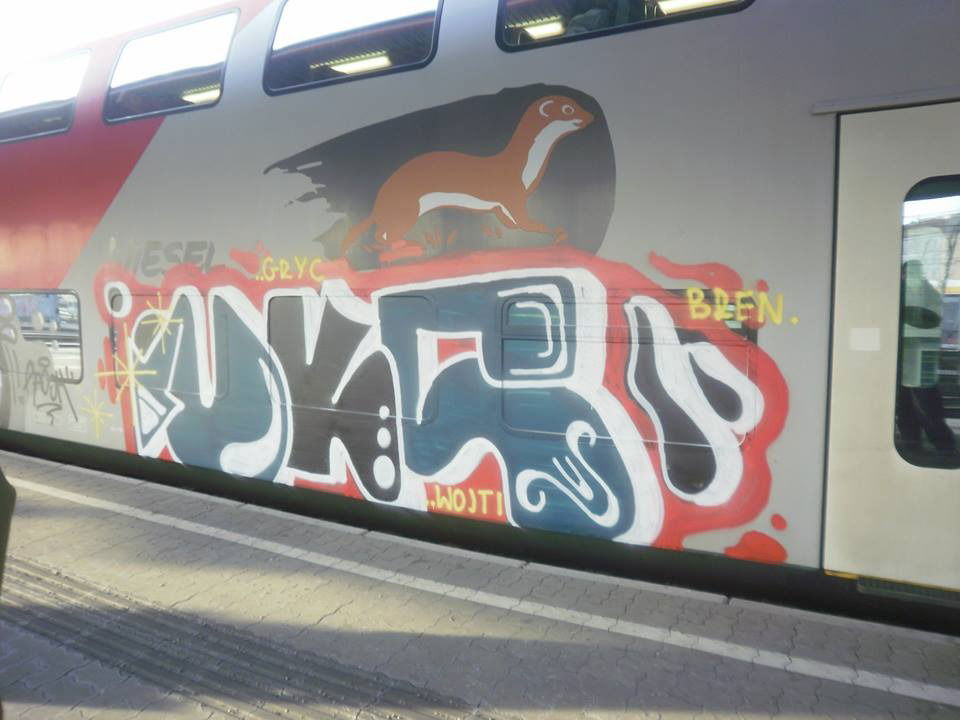 Graffiti Train - Photo by polandtrains