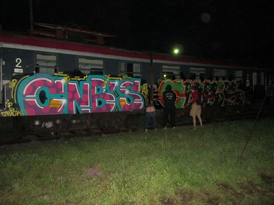 Graffiti Train - Photo by polandtrains