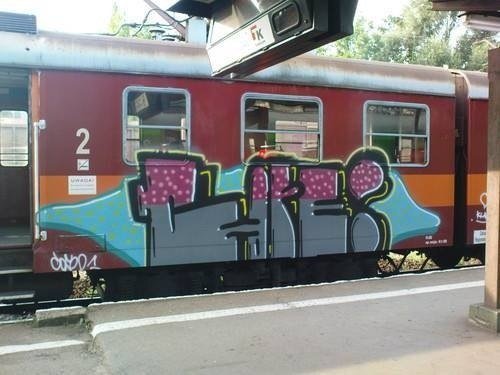 Graffiti Train - Photo by polandtrains
